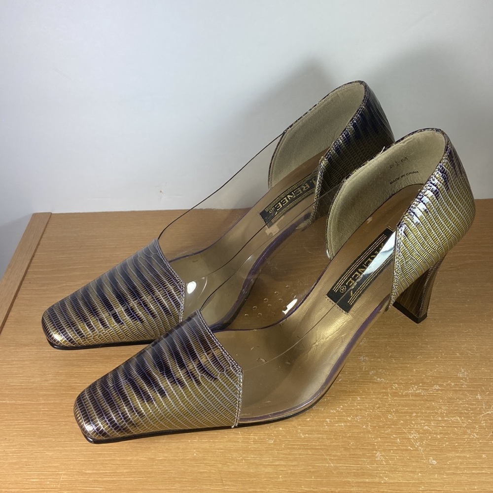 J. Renee Vinyl Leather Heels Women’s Size 8.5